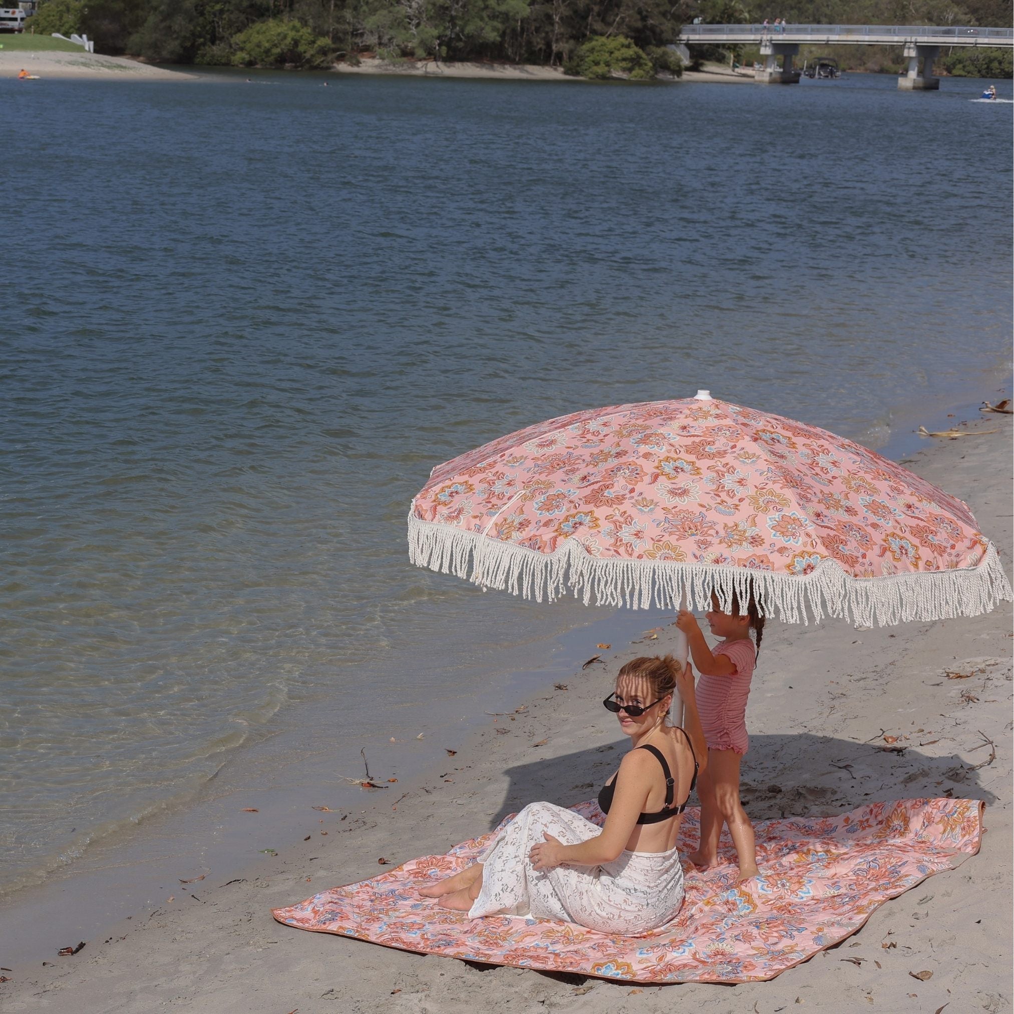Bellflower Beach Umbrella