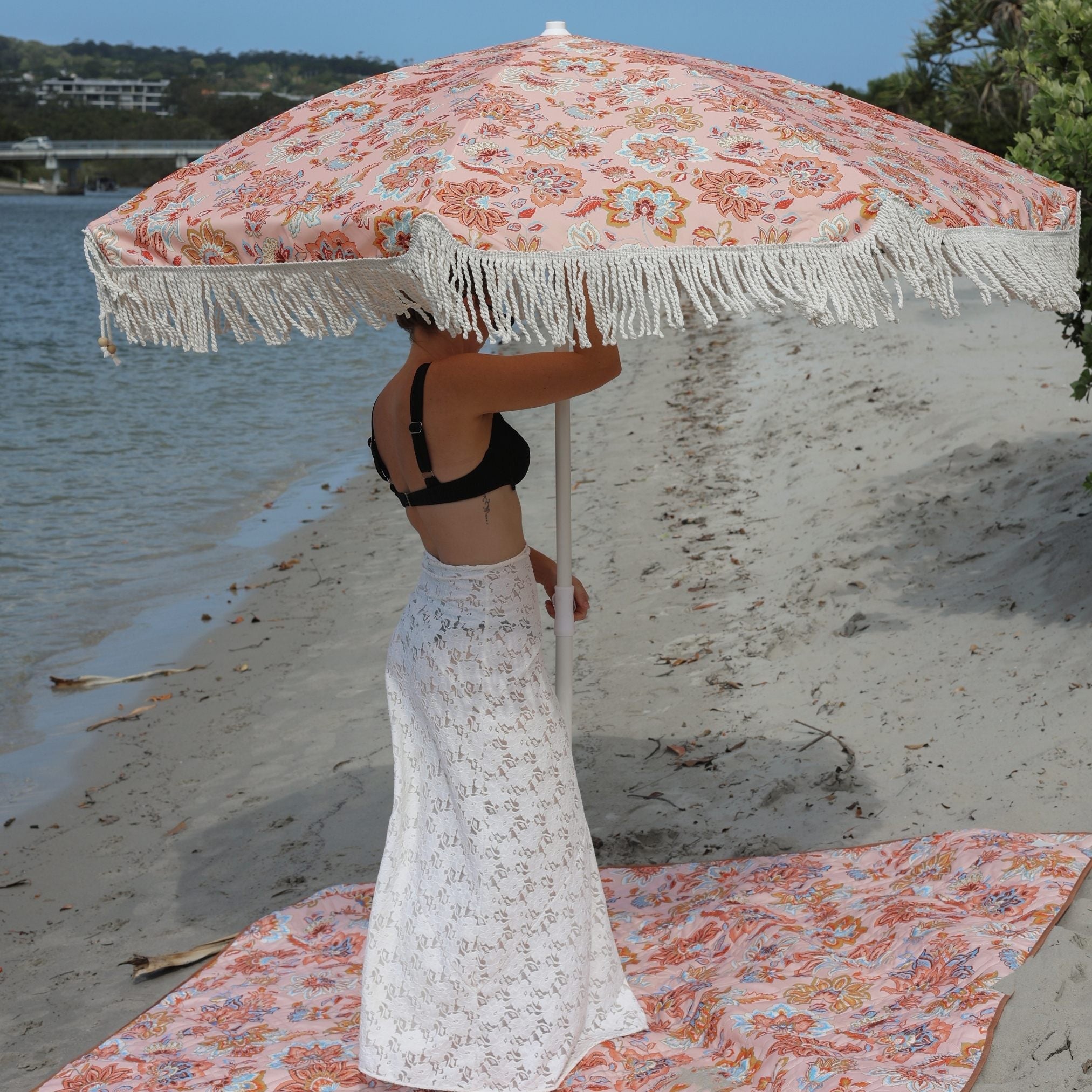 Bellflower Beach Umbrella