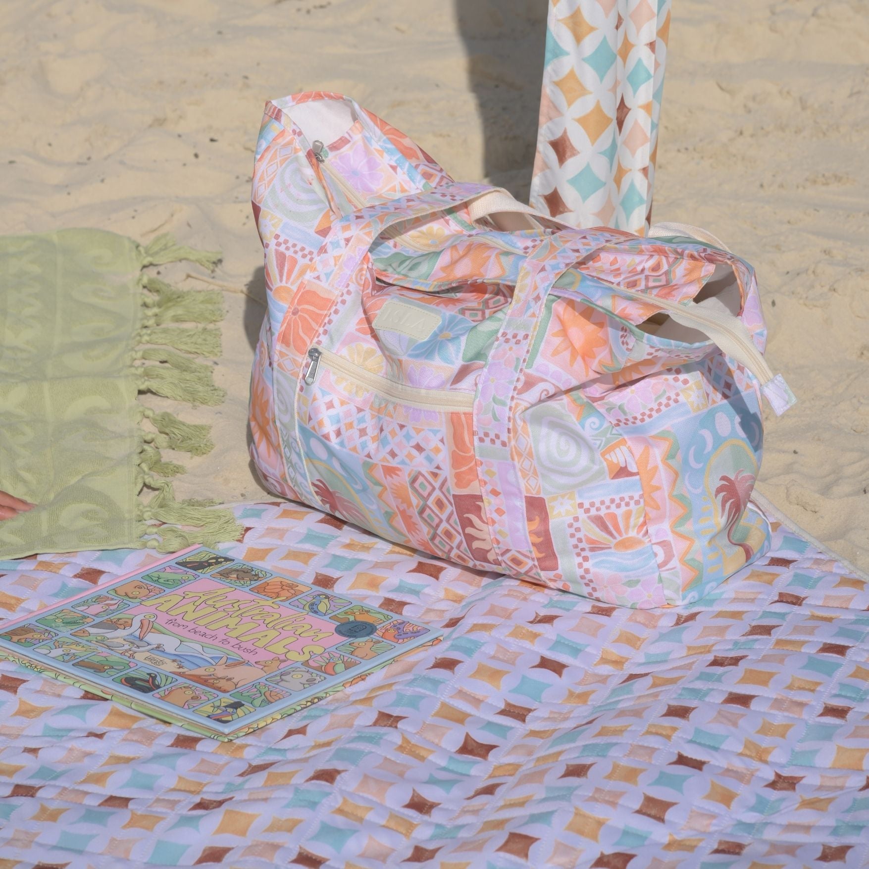 Palma/Casablanca Reversible Waterproof Picnic Rug XL