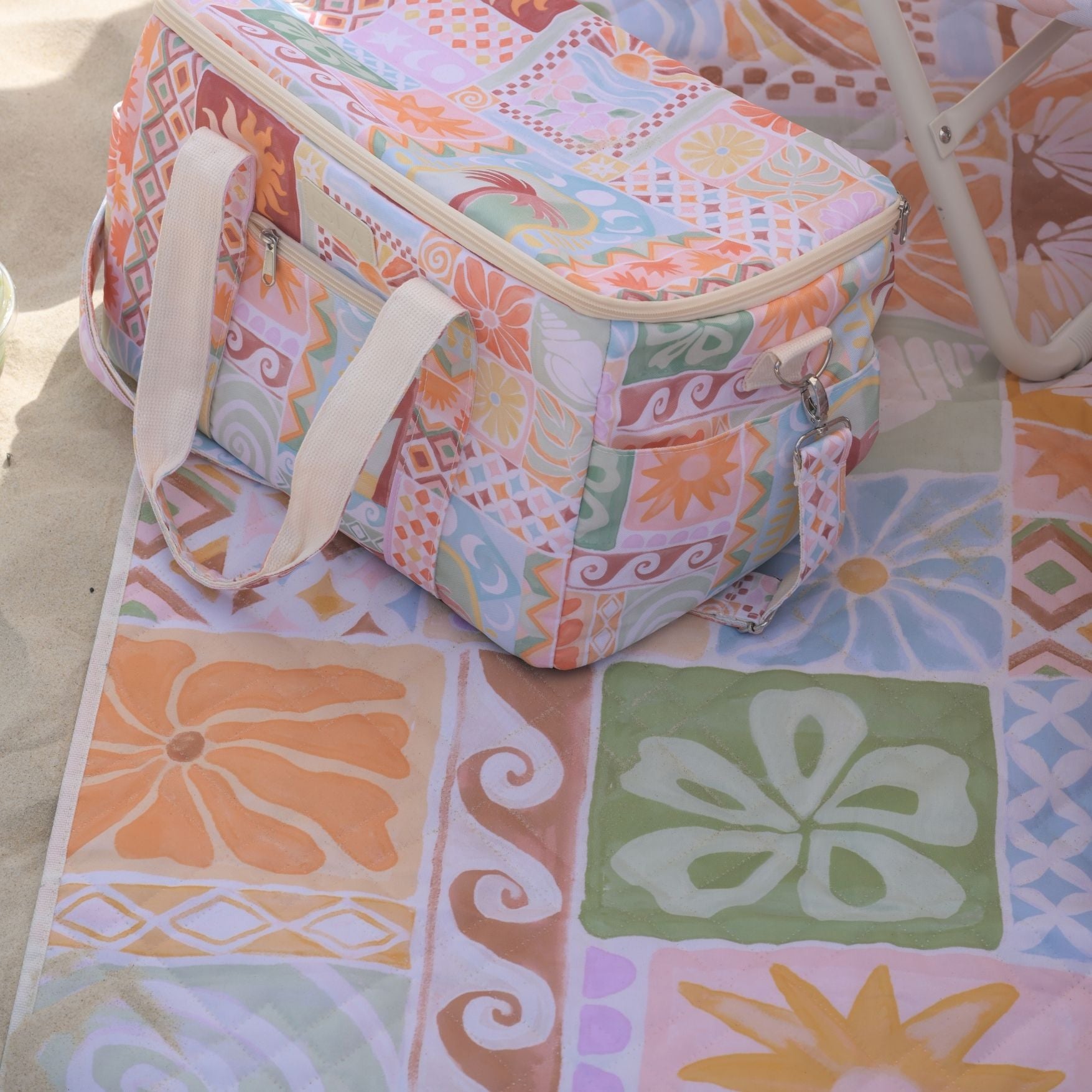 Palma/Casablanca Reversible Waterproof Picnic Rug XL