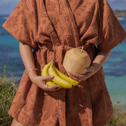 Solstice Chocolate Towelling Robe
