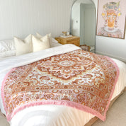 Desert Rose Woven Picnic Blanket