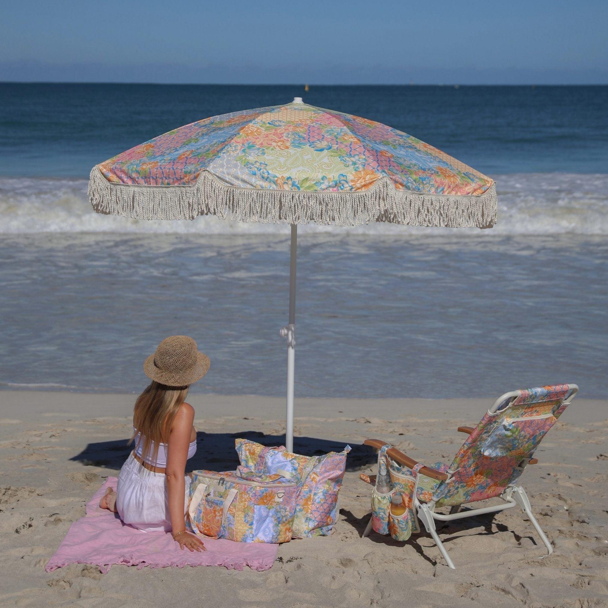 Gardenia Beach Bag