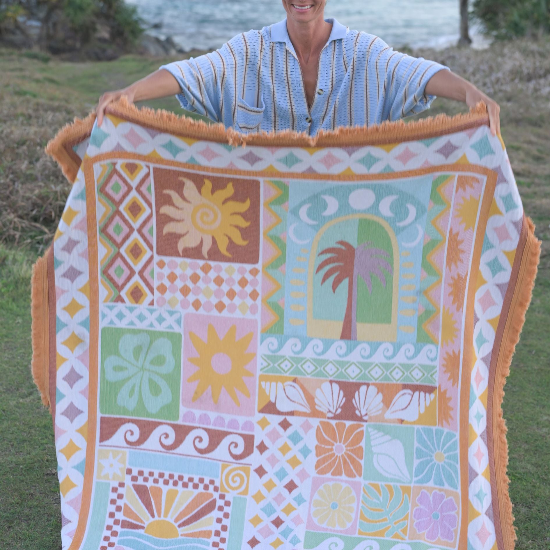 Palma Woven Picnic Rug XL