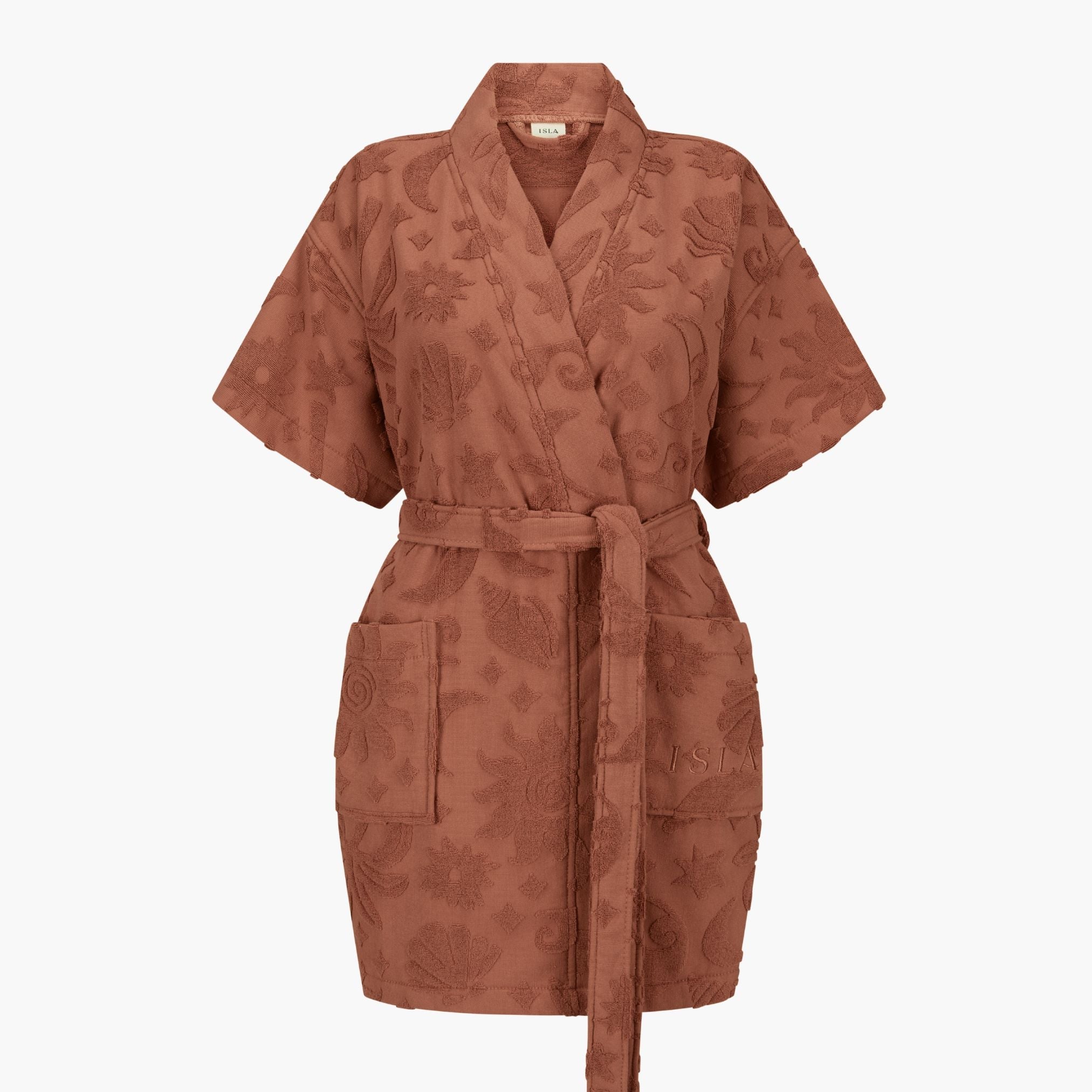 Solstice Chocolate Towelling Robe