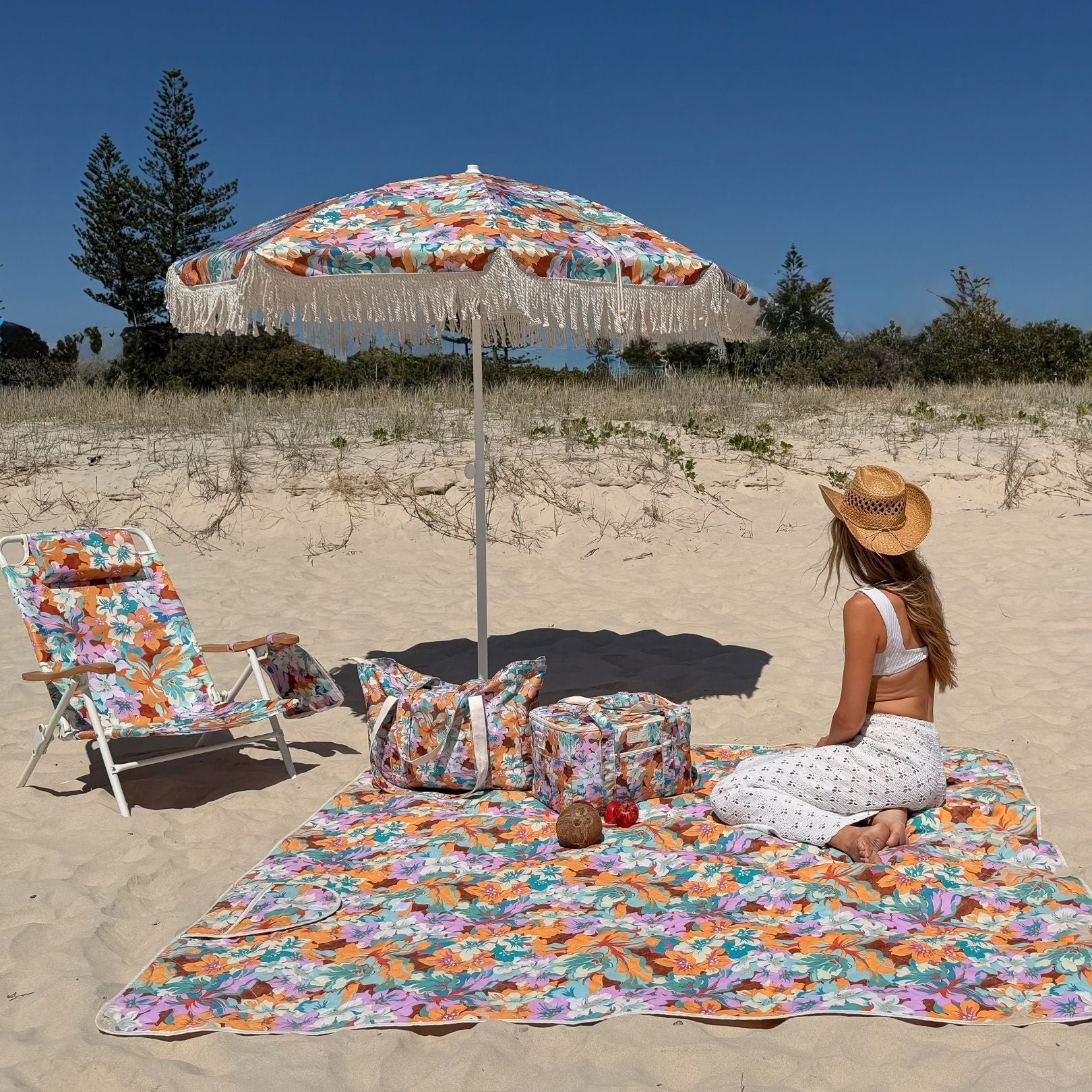 Zinnia Reversible Waterproof Picnic Rug XL