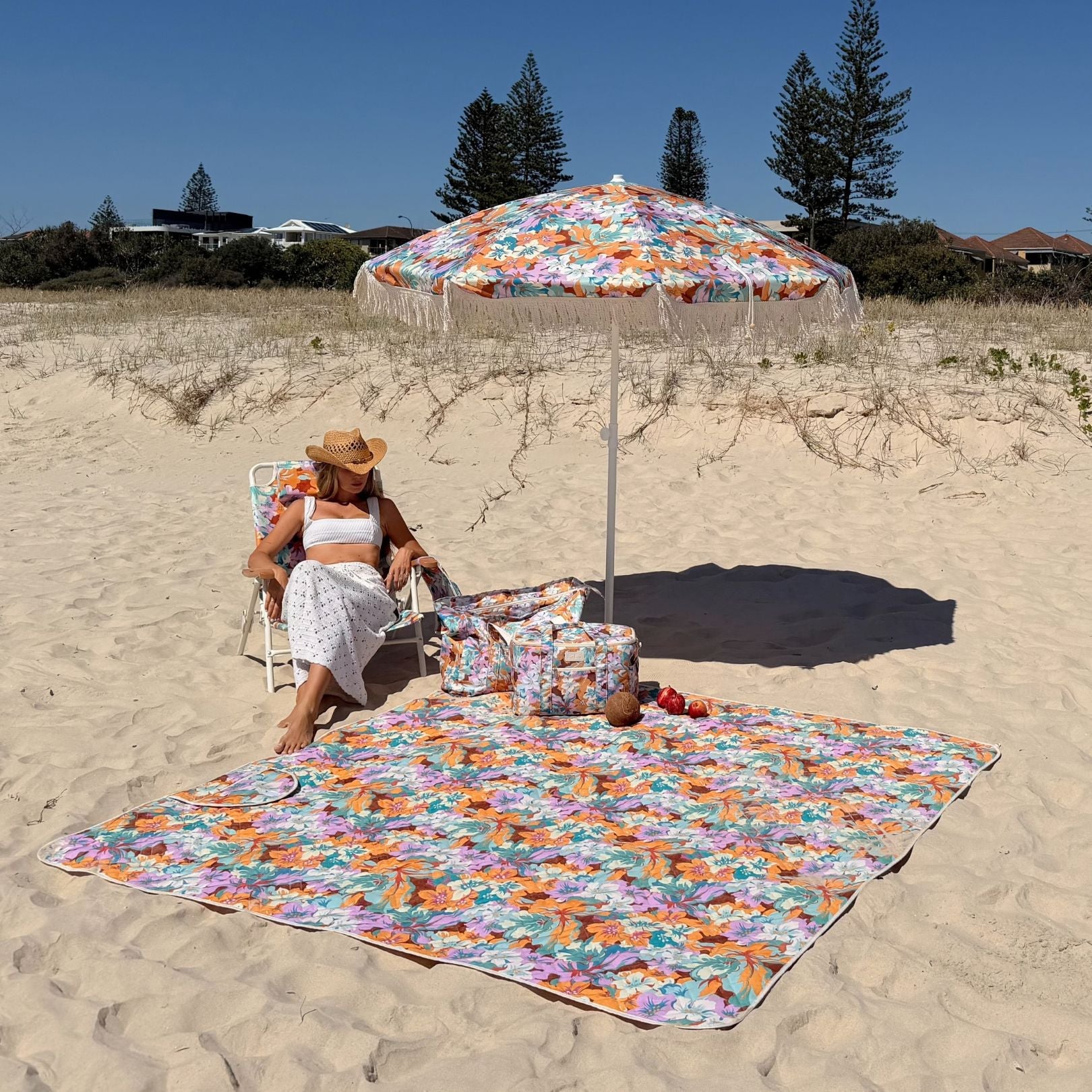 Zinnia Reversible Waterproof Picnic Rug XL