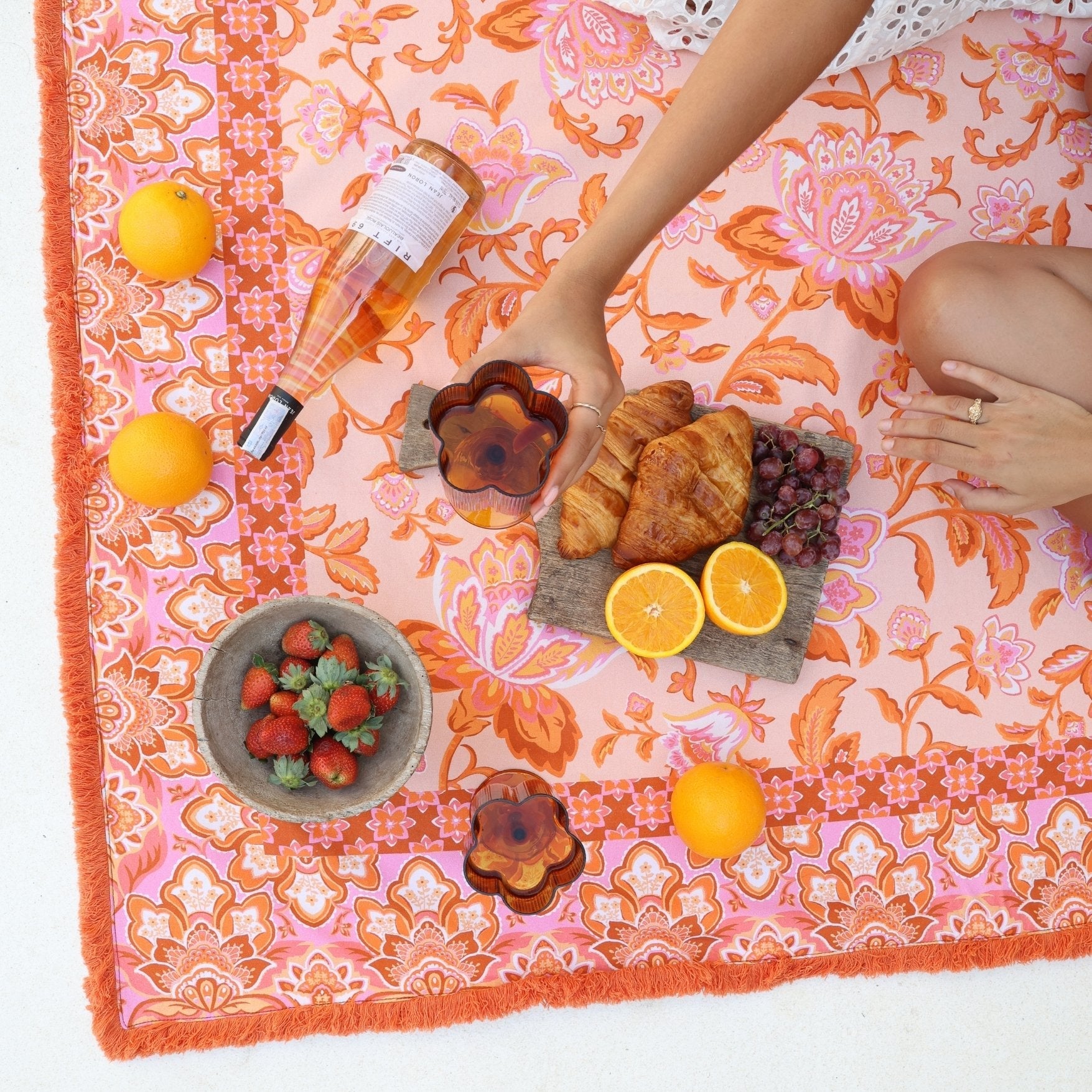 Valencia Canvas Picnic Rug